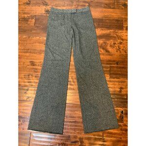 KAUFMANFRANCO Gray Black Onyx Wool Straight Leg Dress Pants NWT $895 Size 6